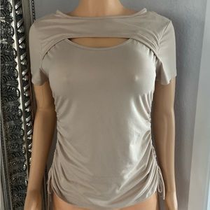 Gemstone Ruched top L